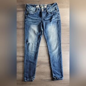 Vintage Rare Refuge glam ultra skinny jeans Women's Jeans Size:8 Color:Blue